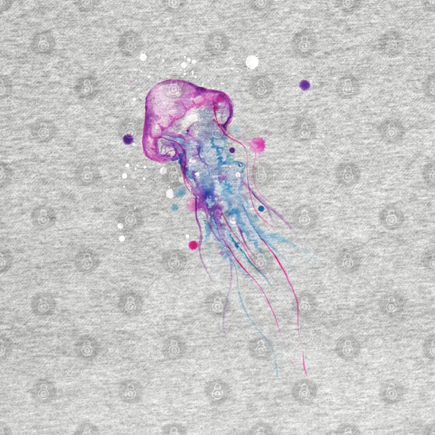 Jellyfish Watercolor 2.0 by LVBart